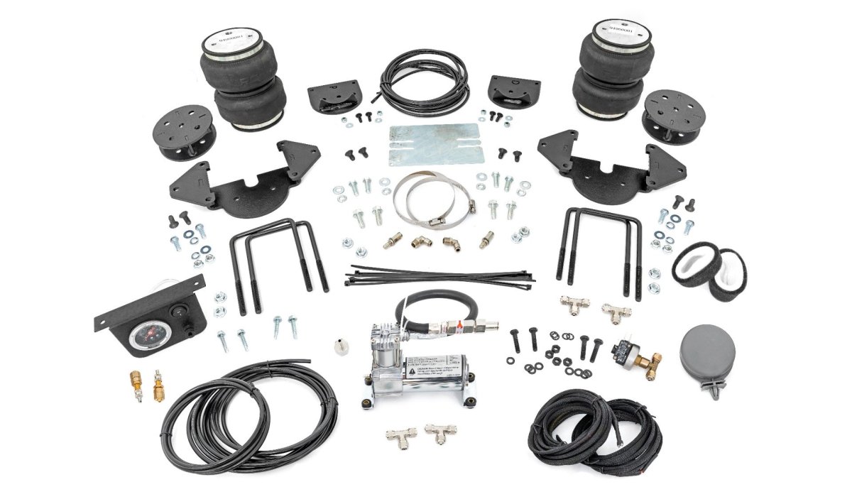GMC Sierra 1500 Suspension Lift Kit - Rear - Rough Country - Air Spring Kit w/compressor | 2-3.5 Inch Lift Kit - '19-'24